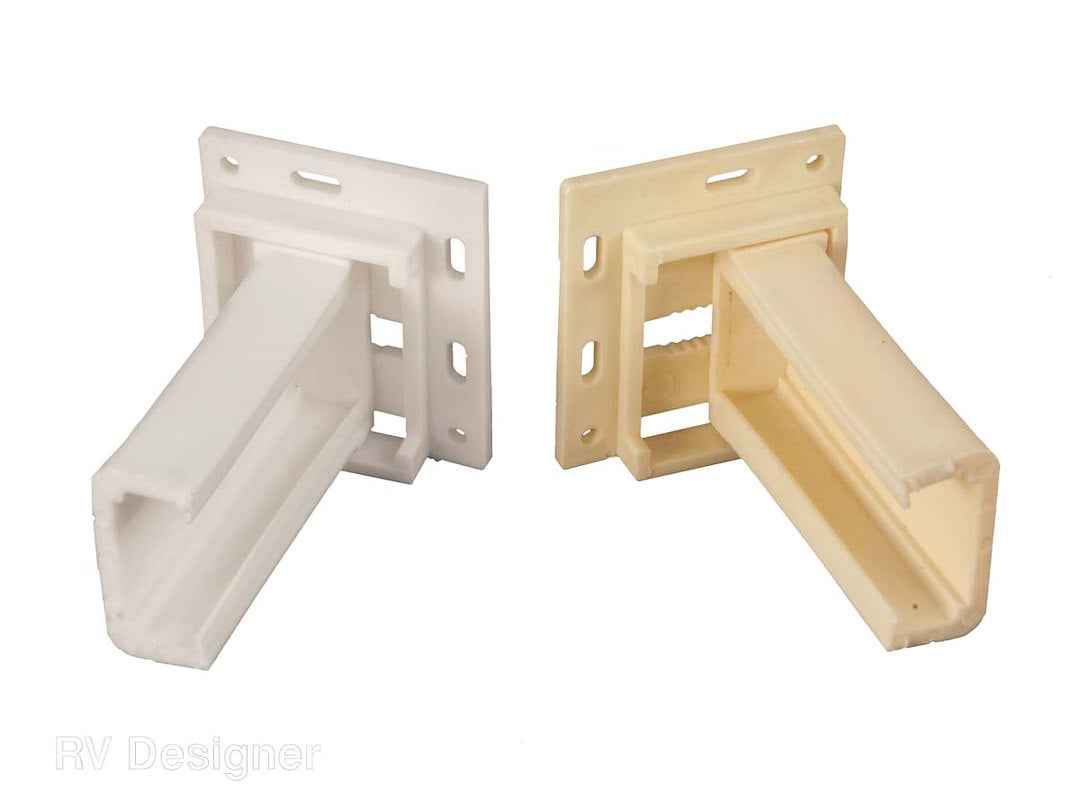 RV Designer H305 2-1/2-Inch Four-Way Drawer-Slide Sockets, Pair