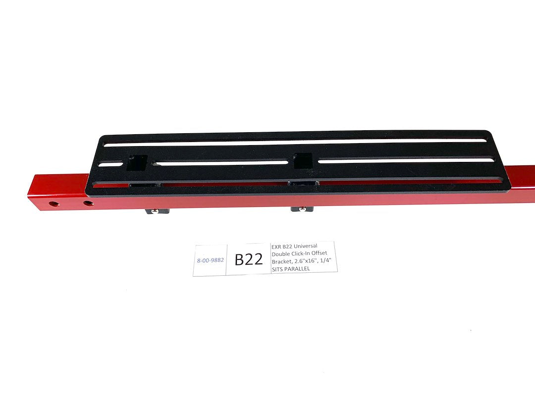 Exposed Rack 8-00-9882 Offset Double Rack Accessory Bracket
