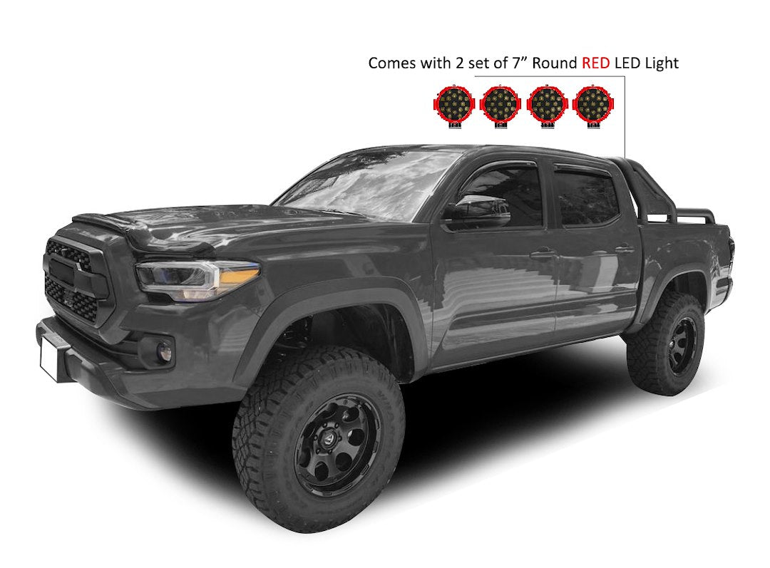 Black Horse Offroad GLRB-03B-PLR Gladiator Lighted Tubular Bed-Bar Kit - image 13