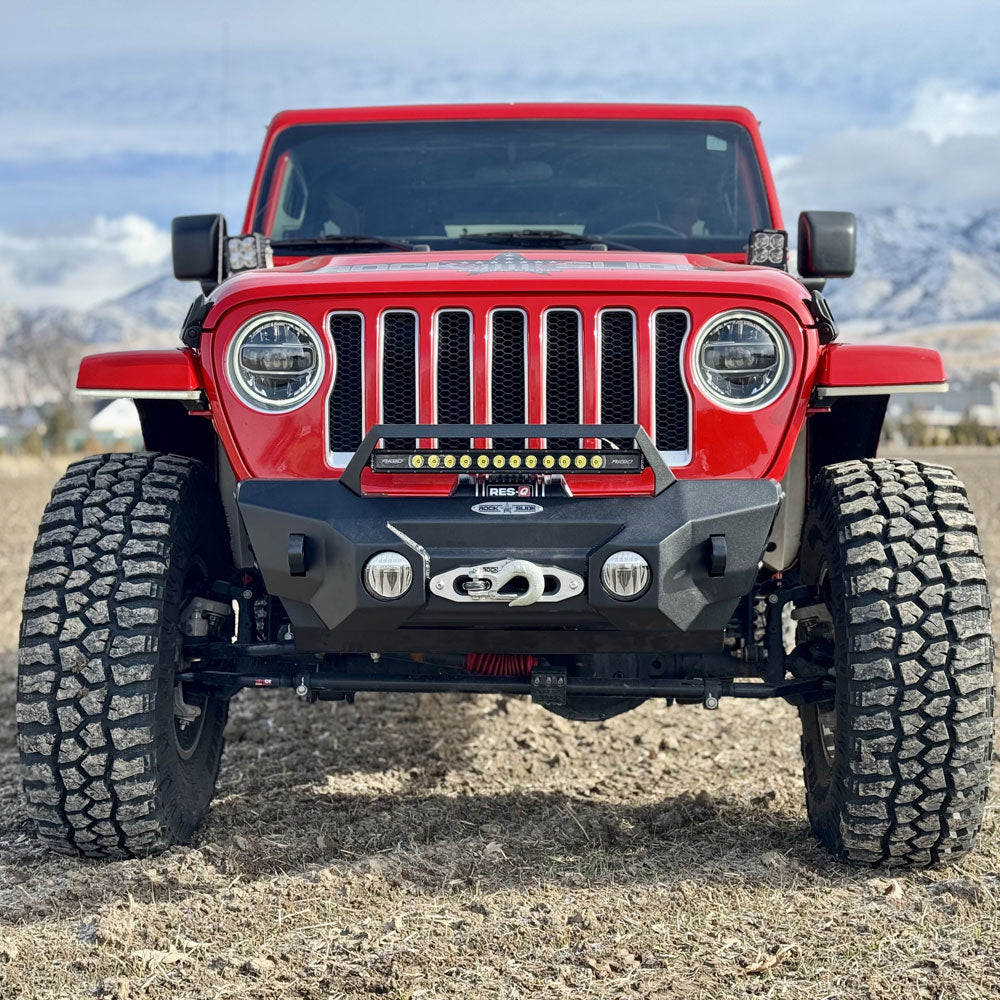 Rockslide Engineering FB-S-300-JL Shorty Front Bumper Assembly