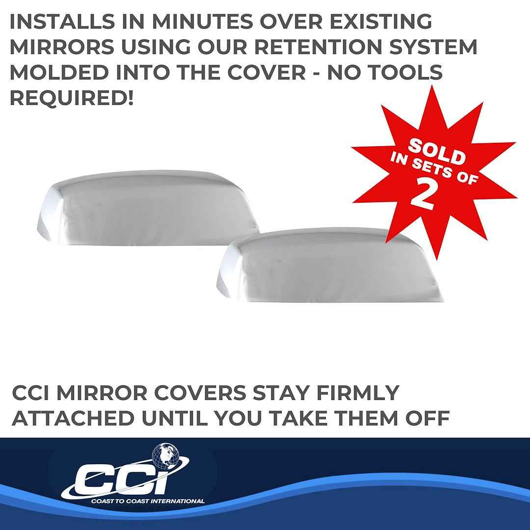 Coast To Coast MC67495R Silverado/Sierra Snap-On Mirror Top Set