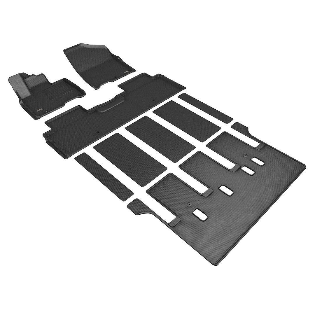3D Mats L1KA063015 7-Passenger Carnival KAGU 3-Piece Mats - image 1