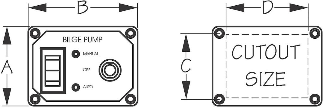 Sea Dog 423040-1 Bilge-Pump Control Switch