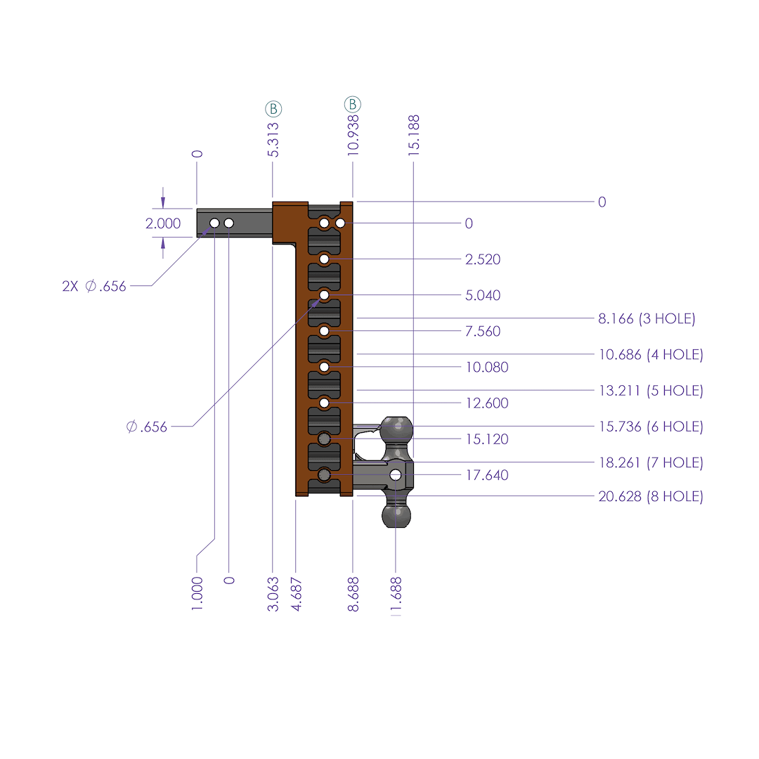 Gen-Y Hitch Gh-525 Trailer Hitch Ball Mount - image 7