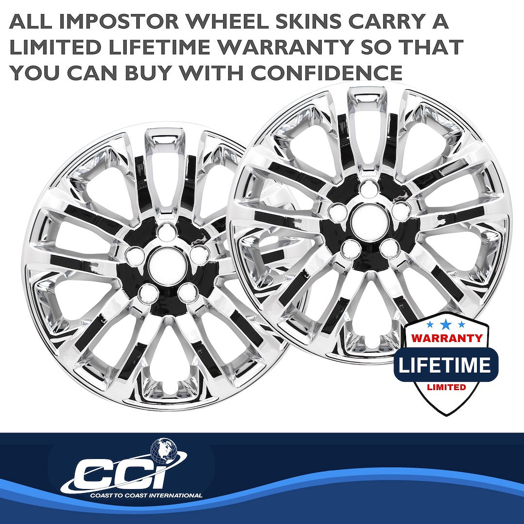 Coast To Coast IMP457X Cherokee 17-Inch Chrome Skin Set - image 3