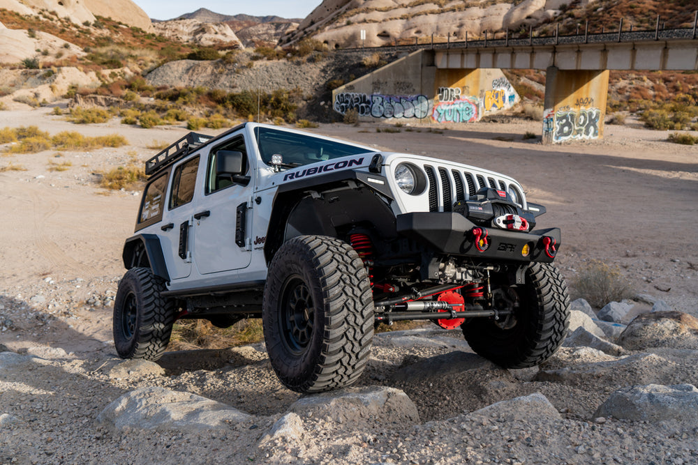 Body Armor JL-6102 Front Flat Steel Flares with Lights, Pair - image 2