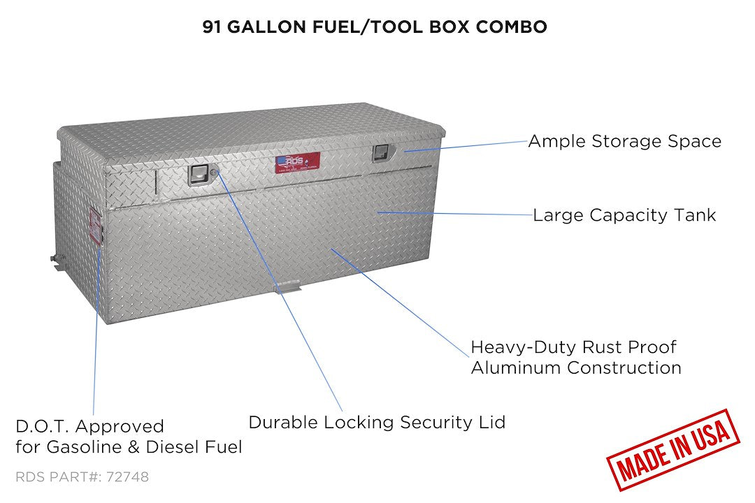 Rds Tanks 72748 Auxiliary Fuel Tank - image 2