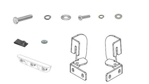 Go Rhino D64052TK Side-Step Installation Brackets