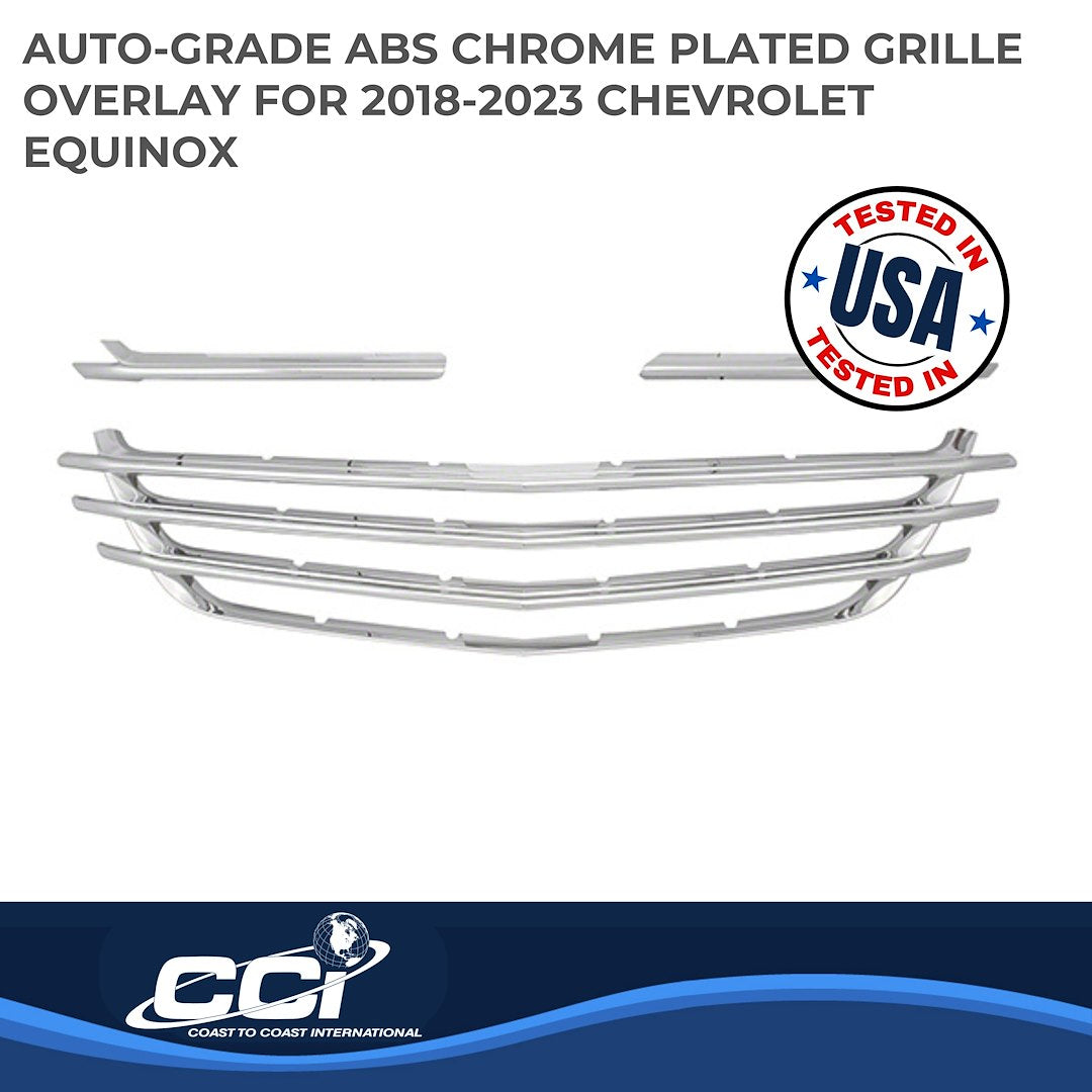 Coast To Coast GI152 Equinox Chrome Mesh Grille Trim - image 2