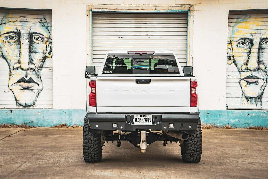 Road Armor 3202VR0B Vaquero Chevy HD Rear Bumper Assembly