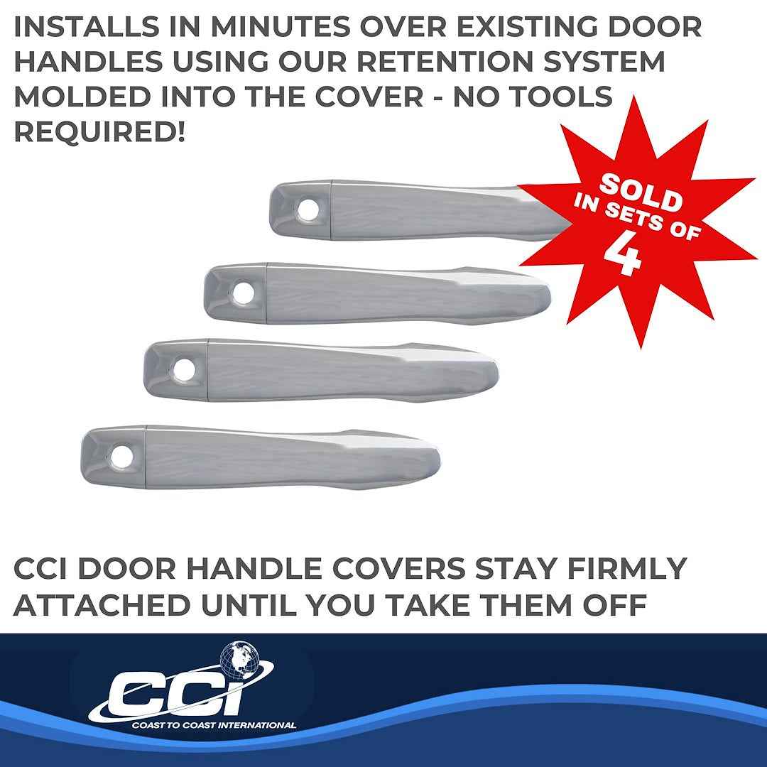 Coast To Coast DH68581B Chrome Driver-Keyhole Lever Overlay Kit