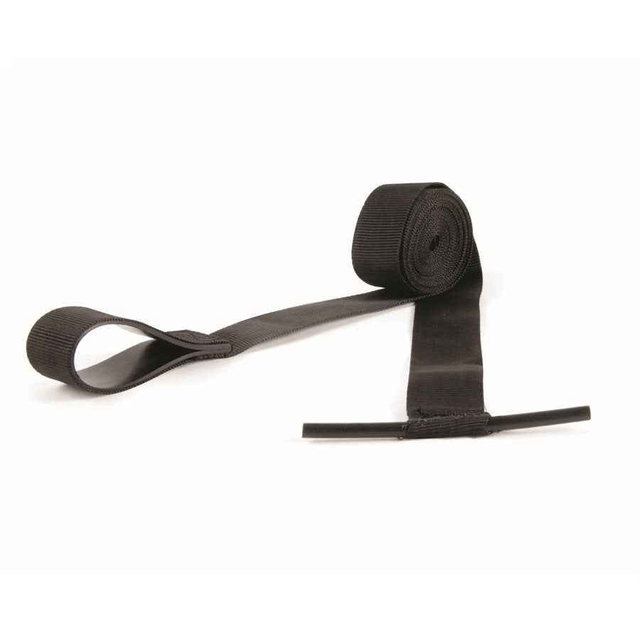 Camco 42505 Black 99-1/4-Inch Roll-Up Awning Pull Strap