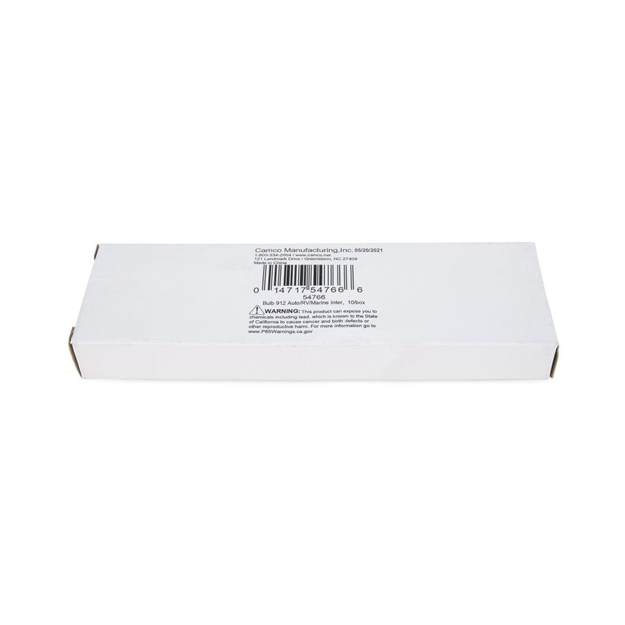 Camco Interior Door Light Bulb (54766) – Voltage Rating: 12.8 Volts