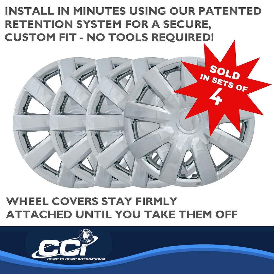 Coast To Coast 42315C Nine-Spoke Wheel-Cover Set for Camry