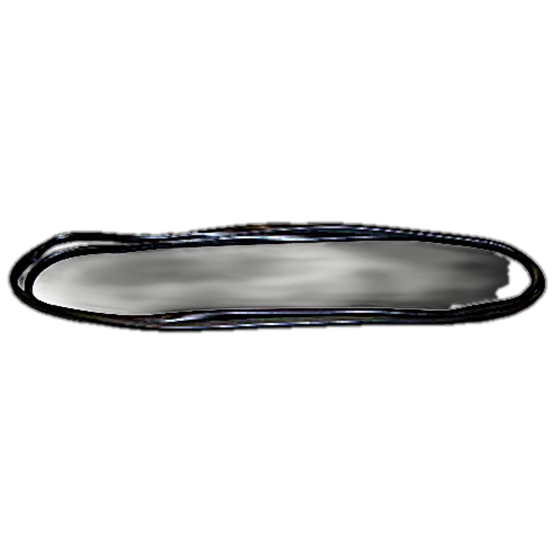 Crown Automotive 55176430AD Black Rubber Windshield Glass Seal - image 2