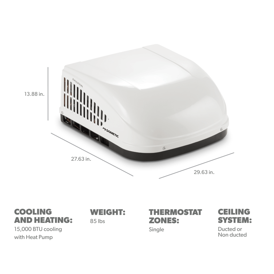 Dometic B59196.XX1C0 Brisk II 15,000 BTU Rooftop Air Conditioner with Heat Pump – image 4