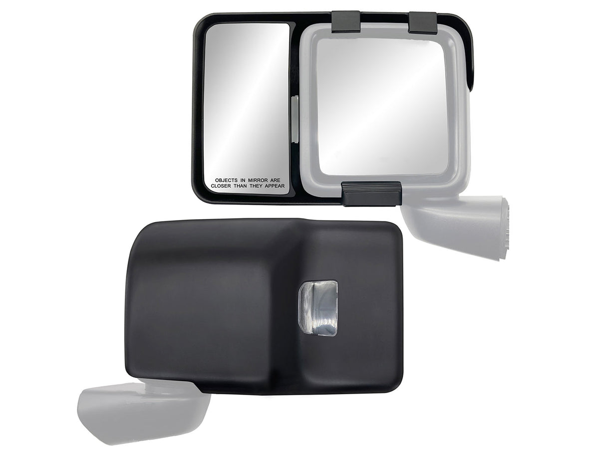K-Source 80750 Snap-On towing mirror pair for Jeep Wrangler JL and Gladiator